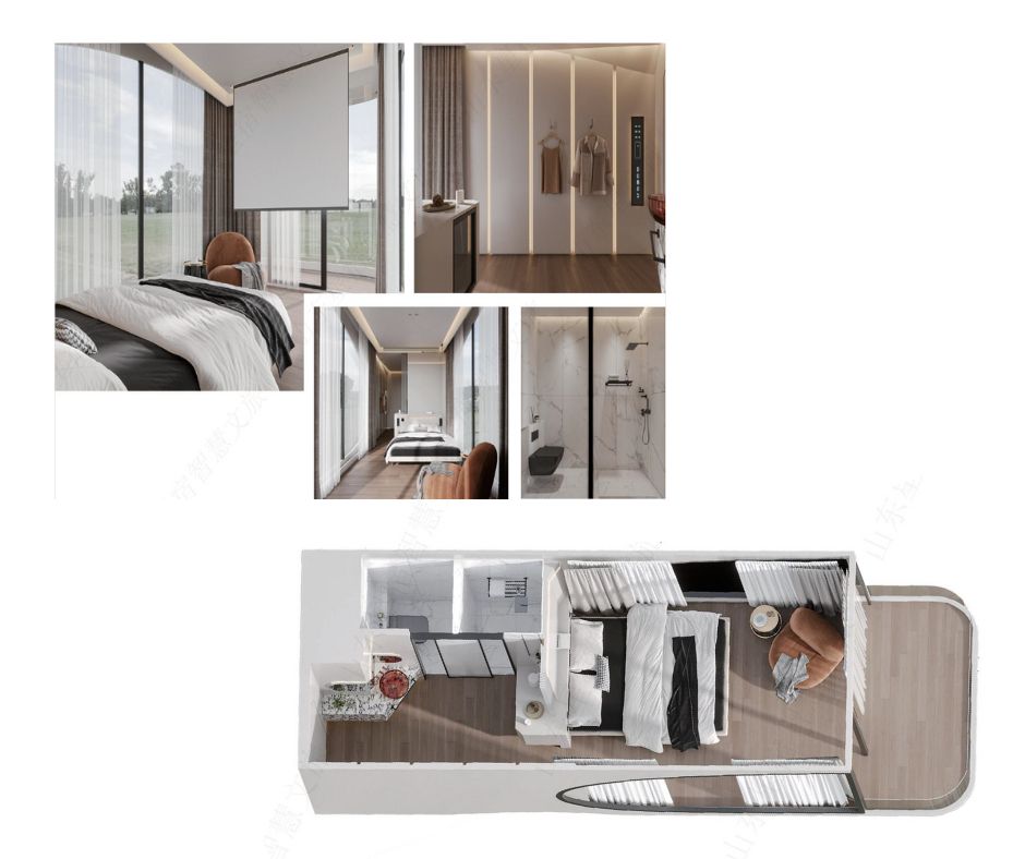 D9 Space Cabin Modulhaus Fertighaus Minihaus Wohncontainer Bungalow Gartencontainer