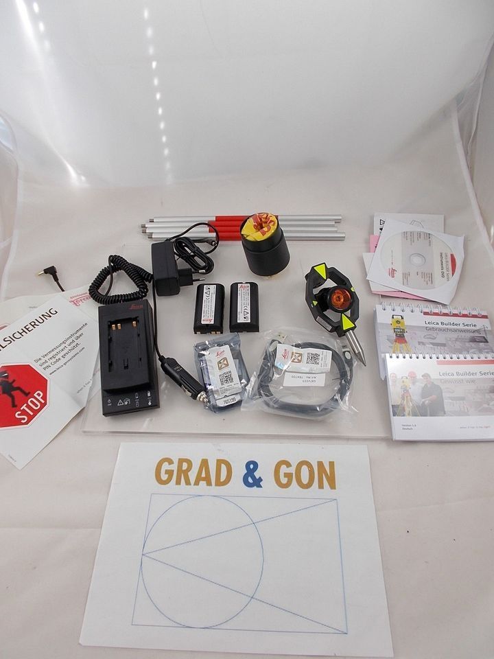 Leica Total Station Builder 509 m. Lasero Prisma 250m Tachymeter