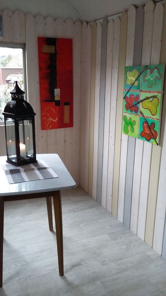 Liebevoll restaurierter Bauwagen