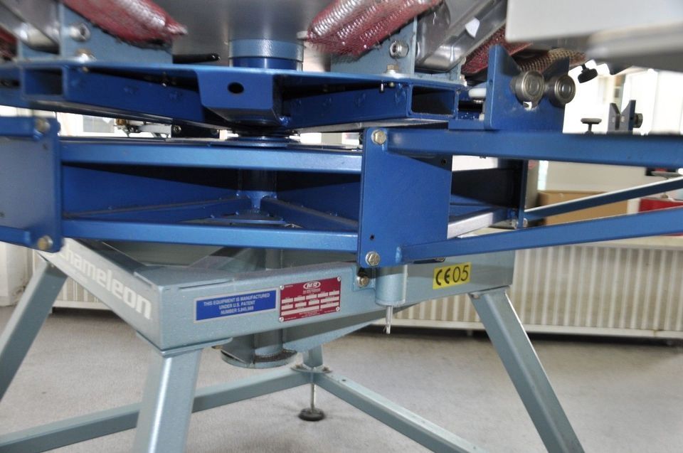 M&R Handruck 6 Farben Siebdruck Maschine Textildruck