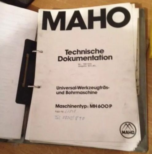 MAHO MH 600 P CNC Fräsmaschine Werkzeugfräsmaschine Bearbeitungszentrum