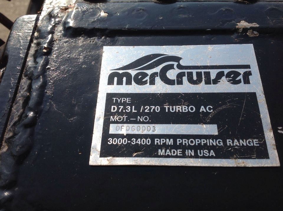 Mercruiser v8 7,3 L Diesel