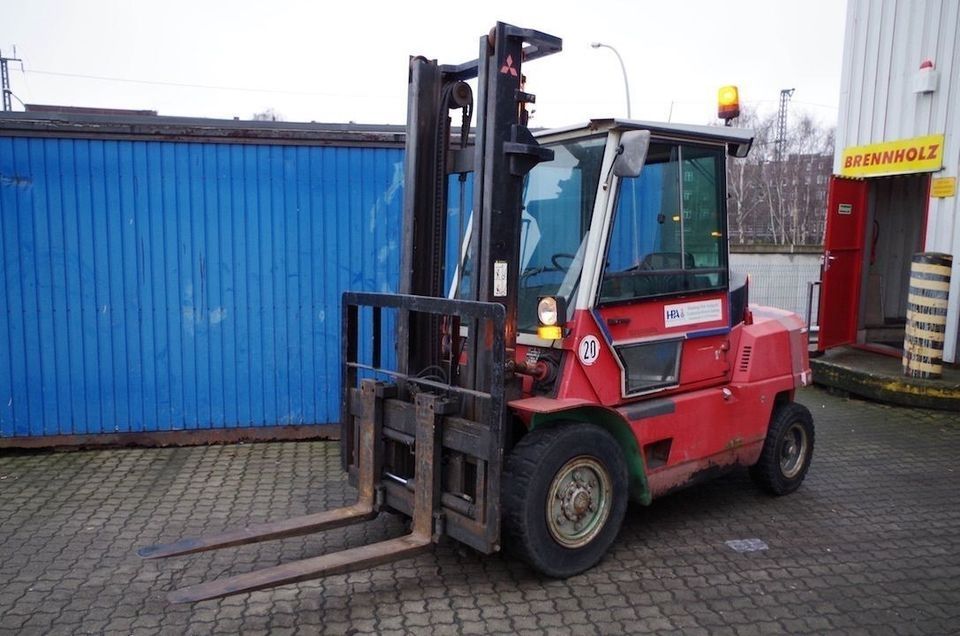 Mitsubishi FD 35T Geländestapler, 4t, 4m Hubhöhe, BJ '97, Best Zustand