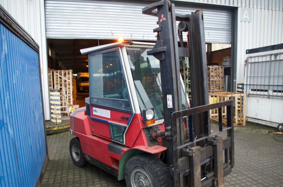 Mitsubishi FD 35T Geländestapler, 4t, 4m Hubhöhe, BJ '97, Best Zustand
