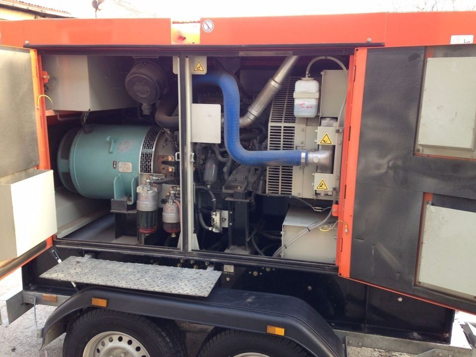 Mobiles Notstromaggregat Stromaggregat 60 kva Denyo Bj 2012 - 2015
