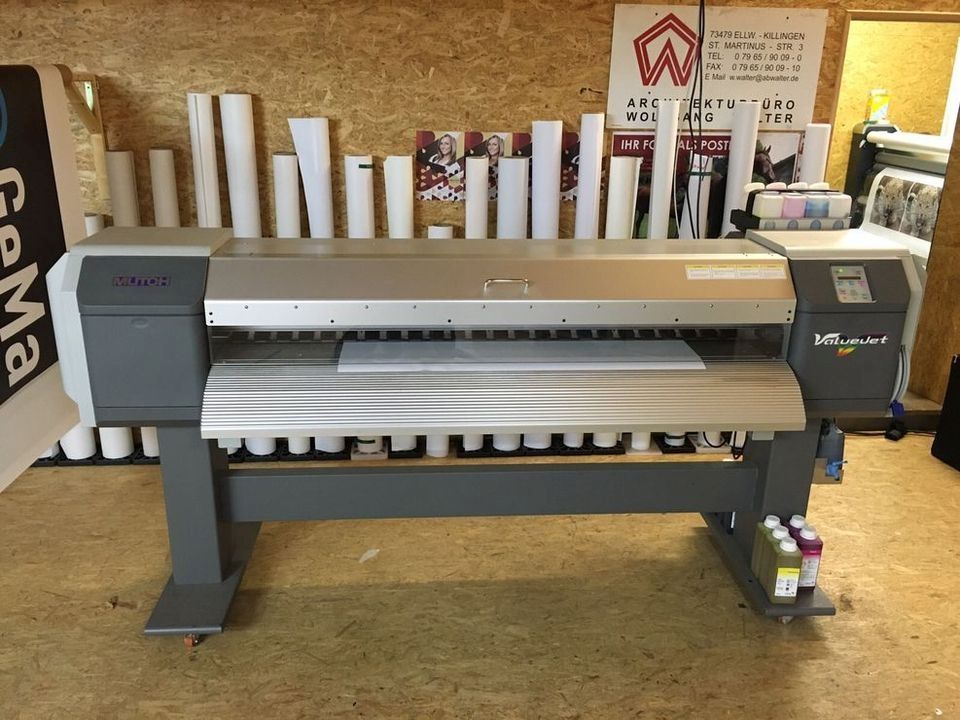 Mutoh Valuejet 1604 Eco Solvent Drucker Außenwerbung