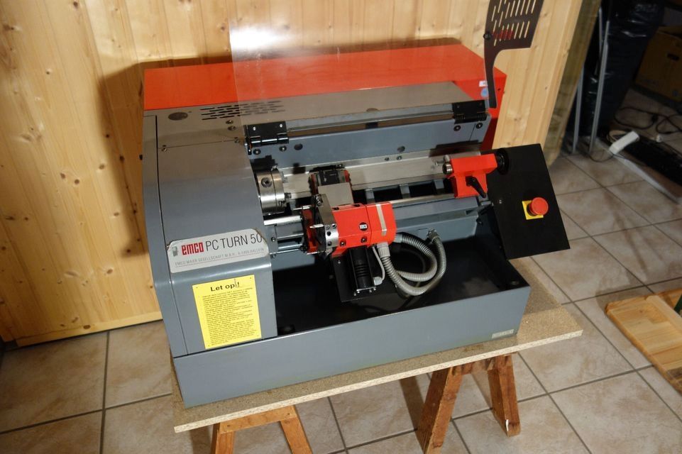 Neuwertige EMCO PC Turn 50  Compact 5 CNC  Mach3  PCNC  CAD  CAM  Isel
