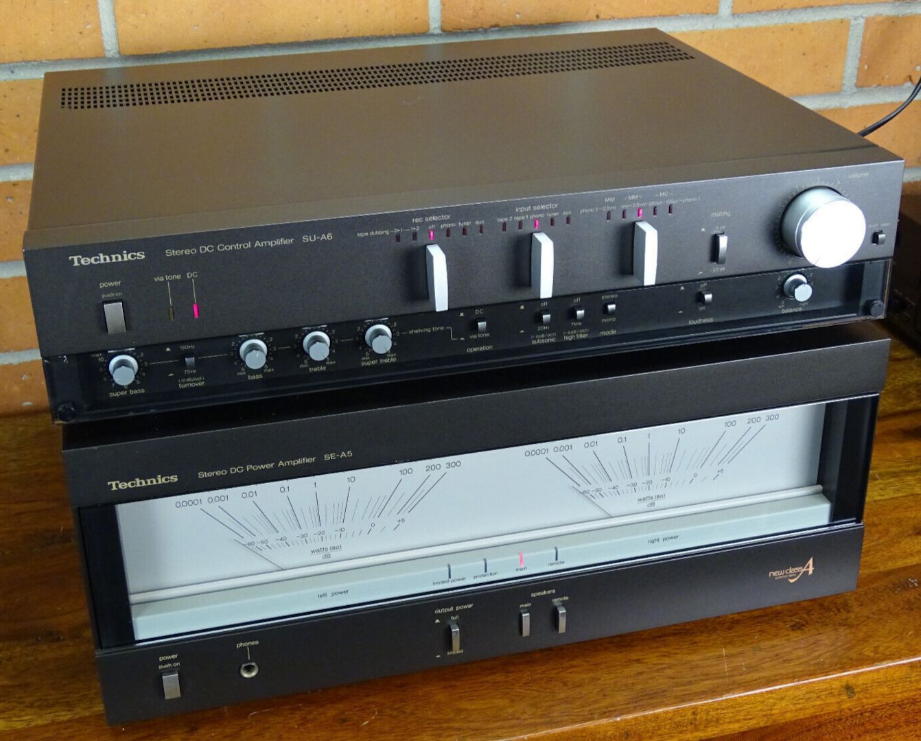 Technics SU-6 SE-A5 PRE-POWER AMPLIFIER