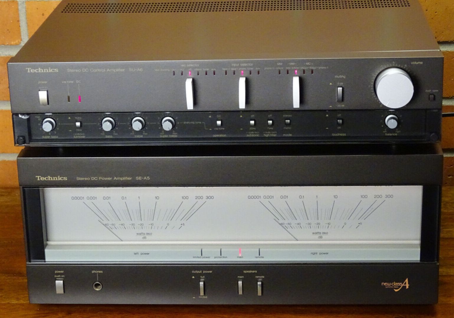 Technics SU-6 SE-A5 PRE-POWER AMPLIFIER