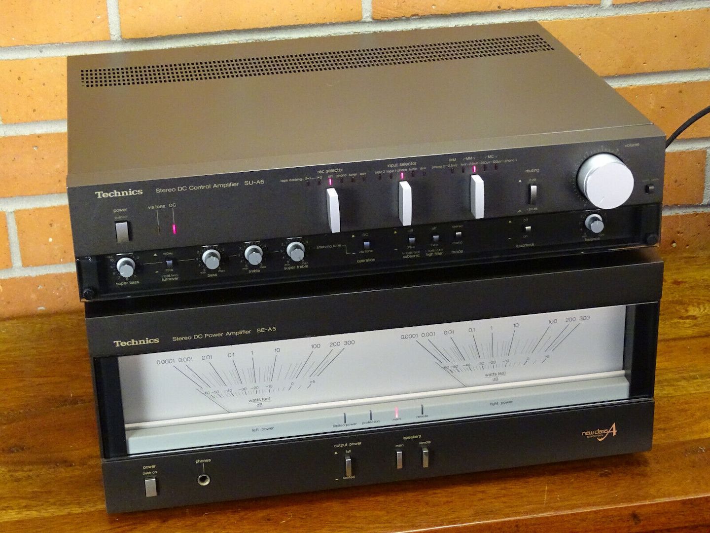 Technics SU-6 SE-A5 PRE-POWER AMPLIFIER