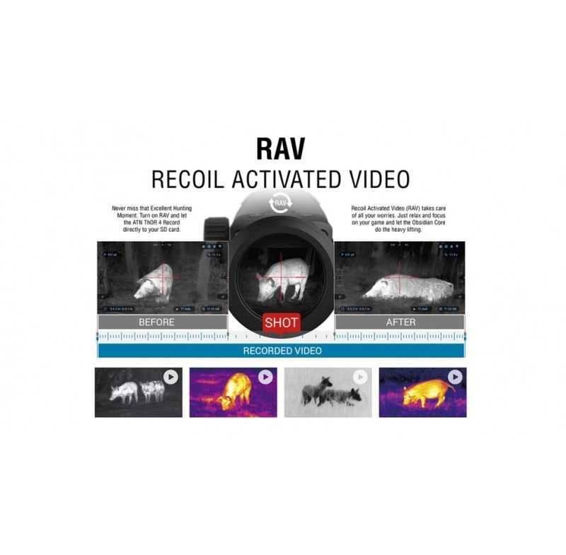 ATN THOR 4, 640X480 SENSOR, 4-40X THERMAL SMART HD RIFLE SCOPE | IndoOptics