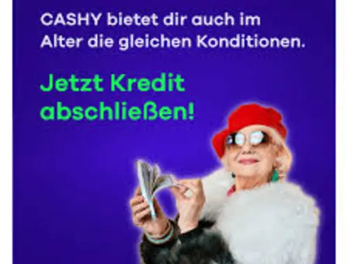 CASHY Kredit aufnehmen im Alter