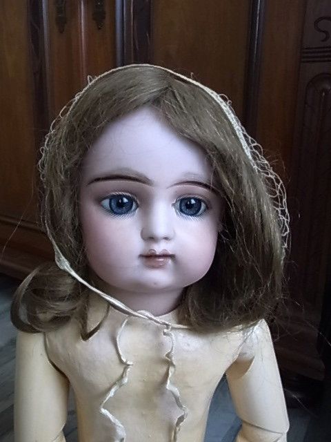 Antike Porzellan Charakter Kopf Puppe