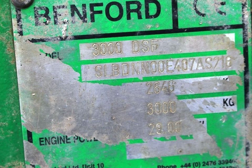 Dumper Benford mit ca.1,8 m³ Mulde, geländegängig, Allradantrieb, Deutz Diesel