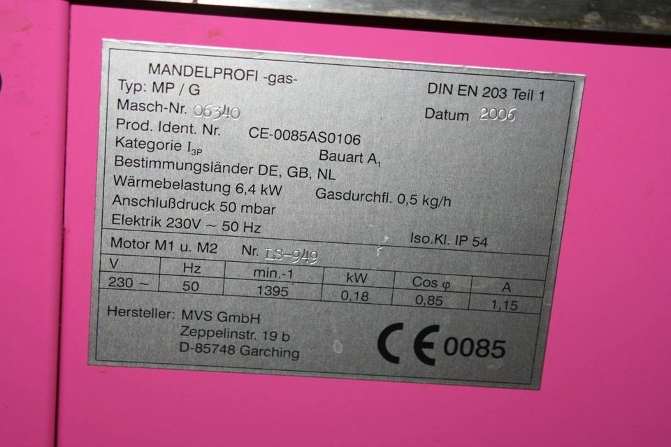 GAS Mandelbrenner neuwertig