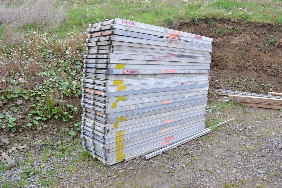 Original Layher Gerüst 2,57m Blitzgerüst 241,58 qm