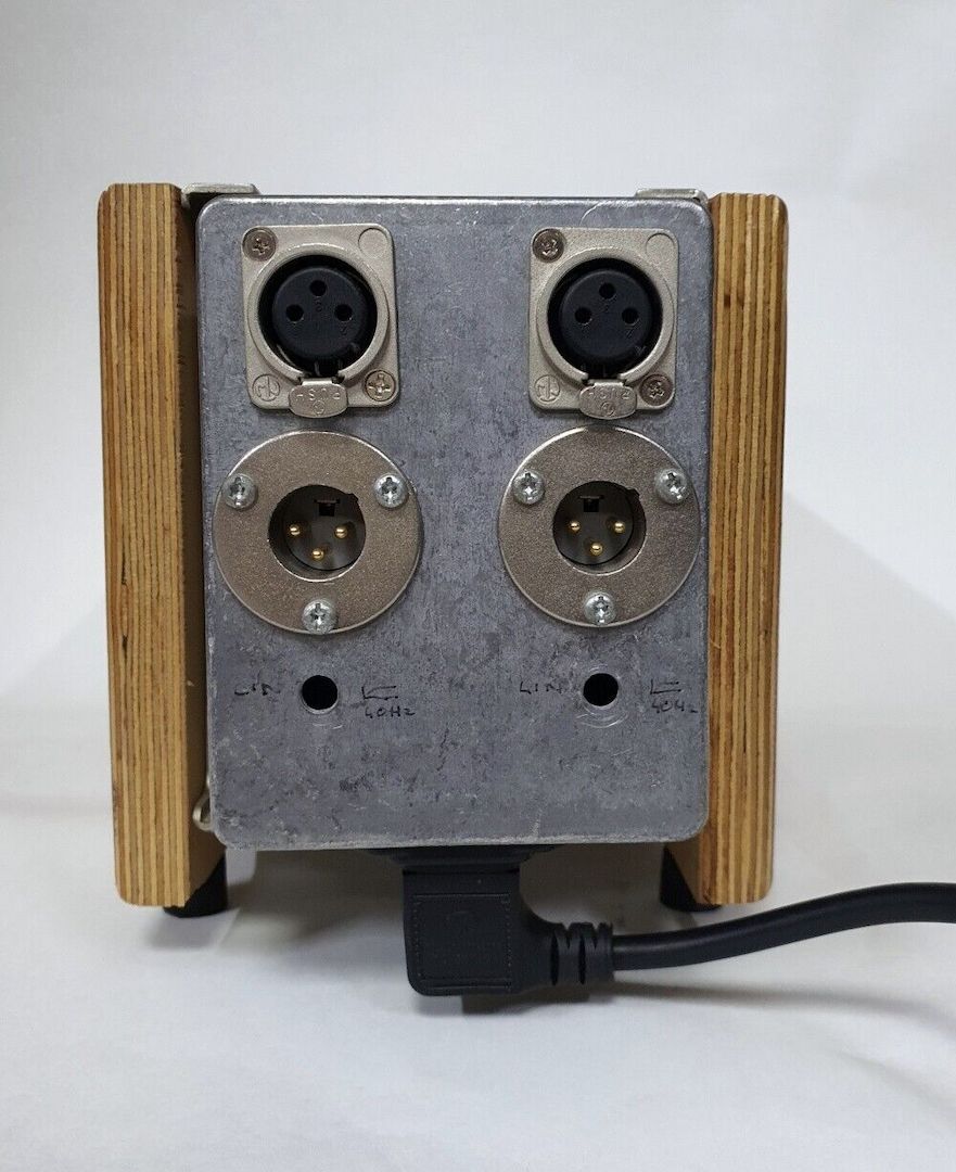 Paar Telefunken Maihak V72 Röhrenmikrofon Vorverstärker mit Lunchbox