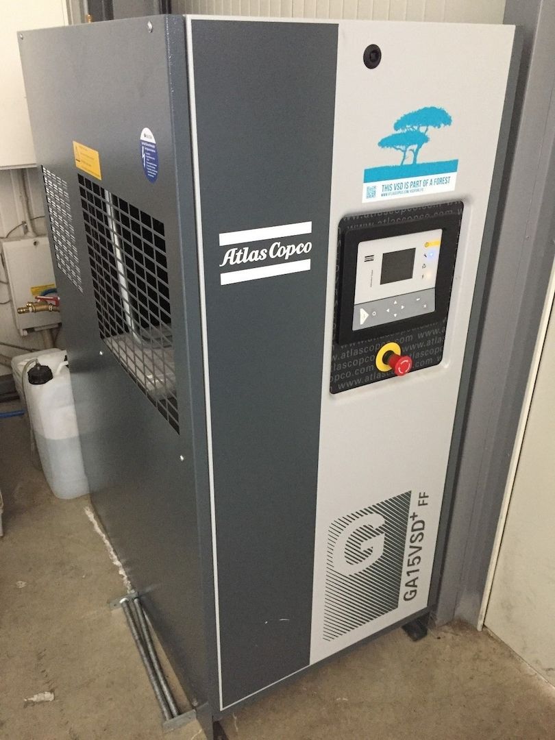 atlas copco frequenzgeregelter Schrauben-Kompressor GA15VSD+FF