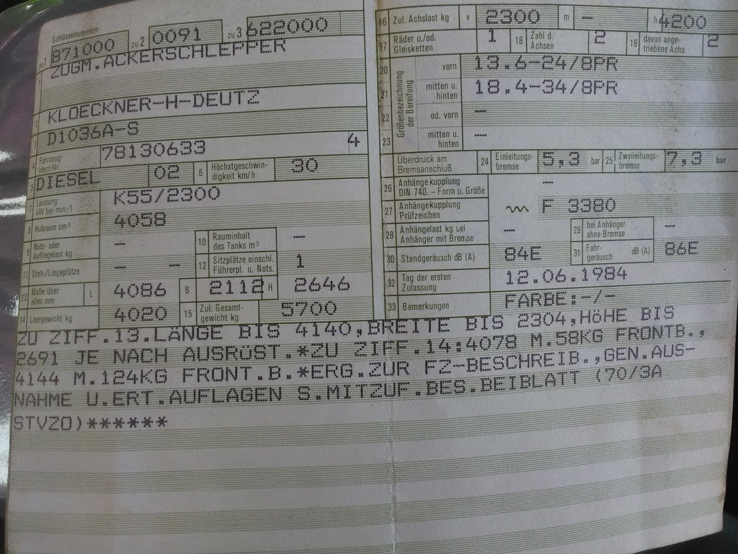 Traktor Forsttraktor Deutz DX 4.30 Ritter Funk Seilwinde TÜV neu