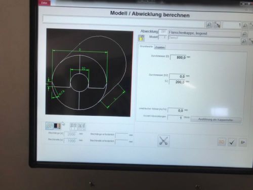 Universalschneide Maschine, Blechbearbeitungsmaschine, Schwartmanns Isolierer