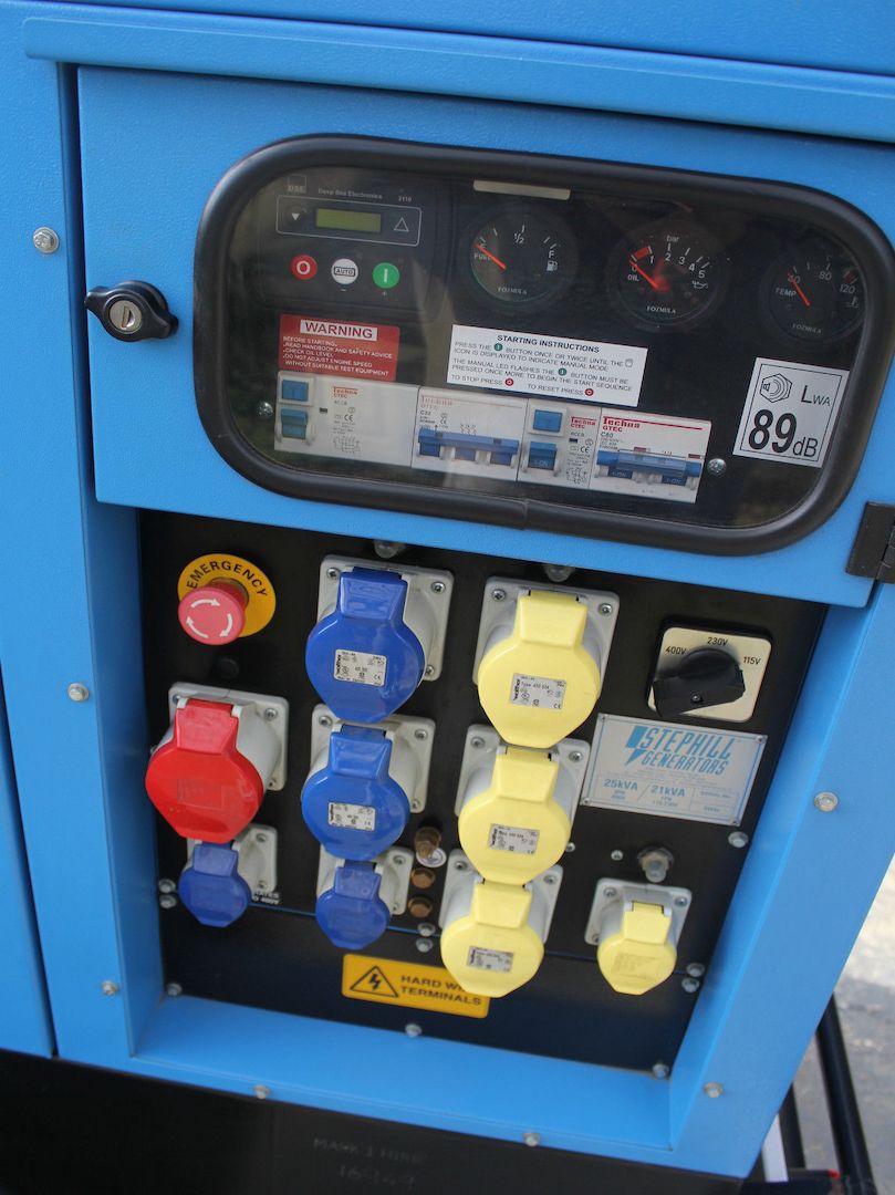 Stephill 25kva Super Silent Diesel Generator 2011 415v, 240v, 110v