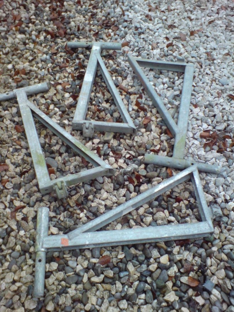 Alu-Stahl-Gerüst, Baugerüst, ca 159m² Layher bzw. Layher kompatibel,