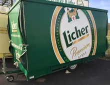 Ausschankwagen Bierwagen Verkaufsanhänger Bieranhänger Brauereiwagen