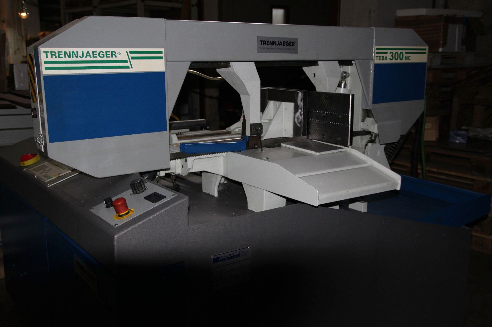 Bandsägeautomat Bandsäge Trennjäger TEBA 300 A-NC Siemens Steuerung Top