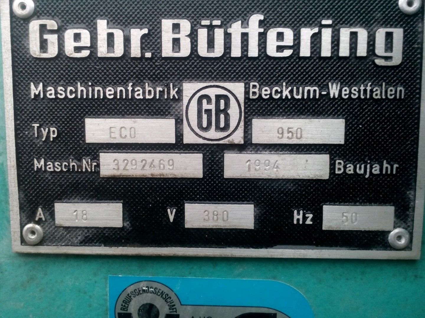 Breitbandschleifmaschine Schleifband Abrichter Bütfering