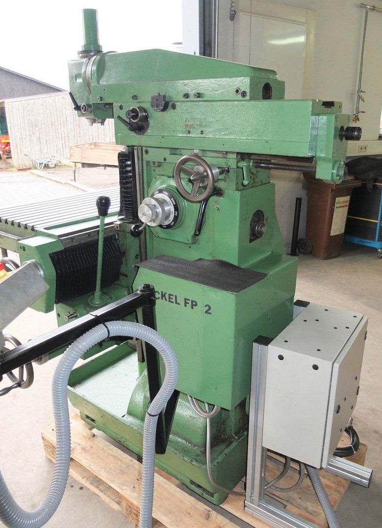 Deckel FP 2 Fräsmaschine, Universalfräsmaschine, Bohrmaschine, Werkzeugfräsmasch
