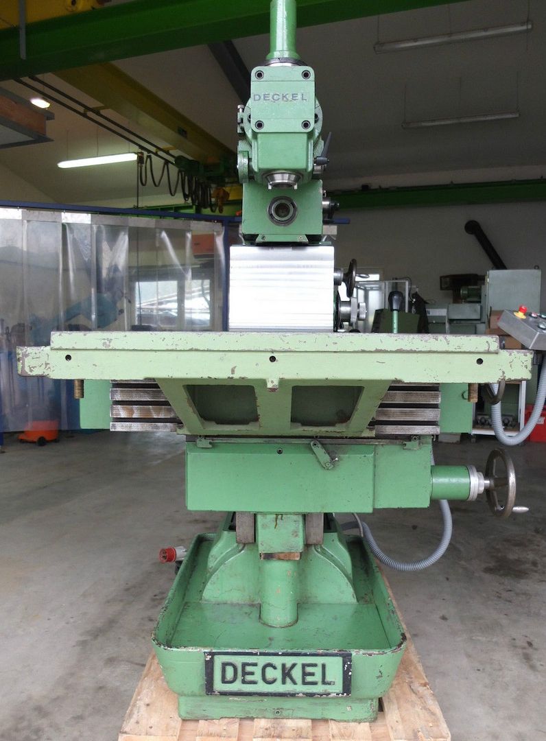 Deckel FP 2 Fräsmaschine, Universalfräsmaschine, Bohrmaschine, Werkzeugfräsmasch