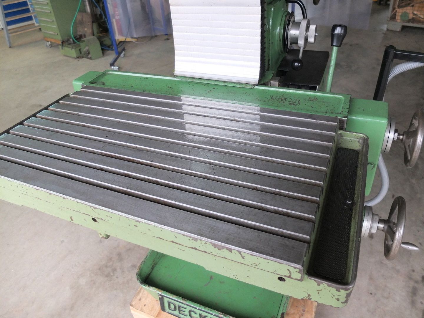 Deckel FP 2 Fräsmaschine, Universalfräsmaschine, Bohrmaschine, Werkzeugfräsmasch