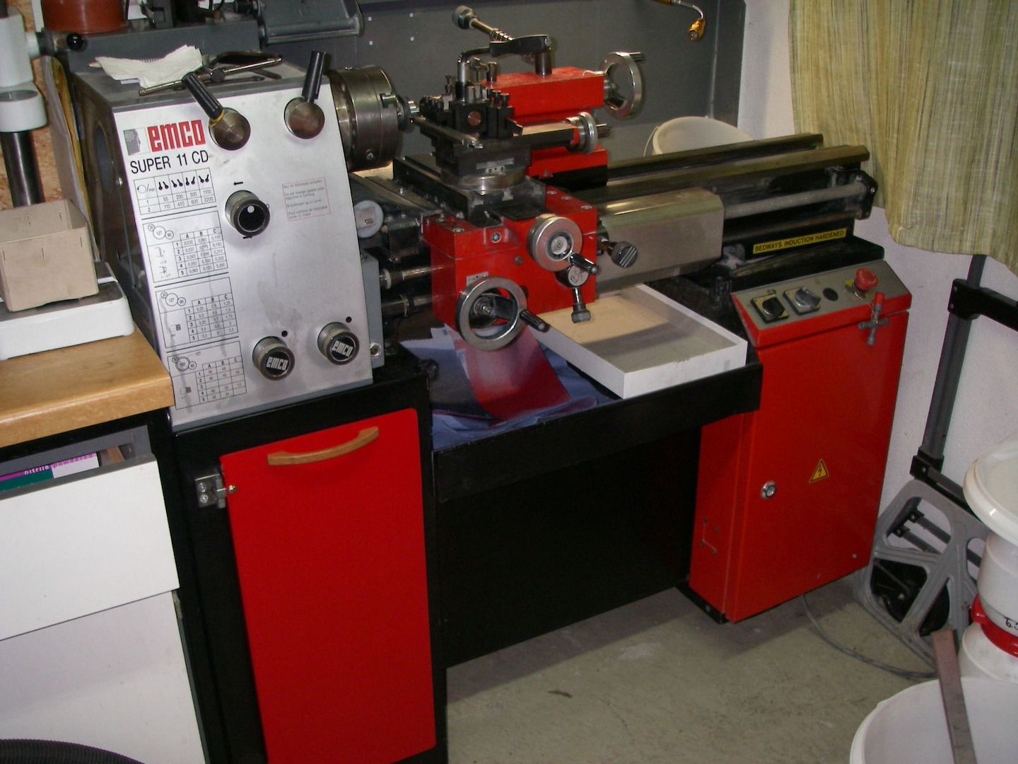 Drehbank Emco Maximat Super 11 CD Zug,- und Leitspindel Hobby Business