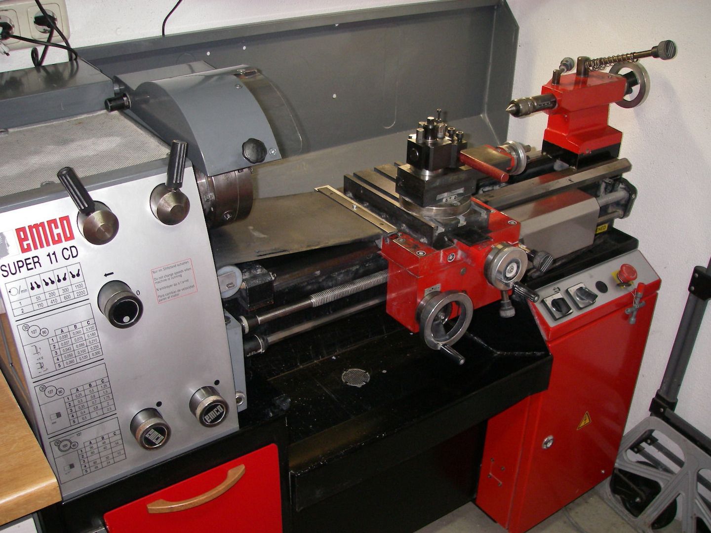 Drehbank Emco Maximat Super 11 CD Zug,- und Leitspindel Hobby Business