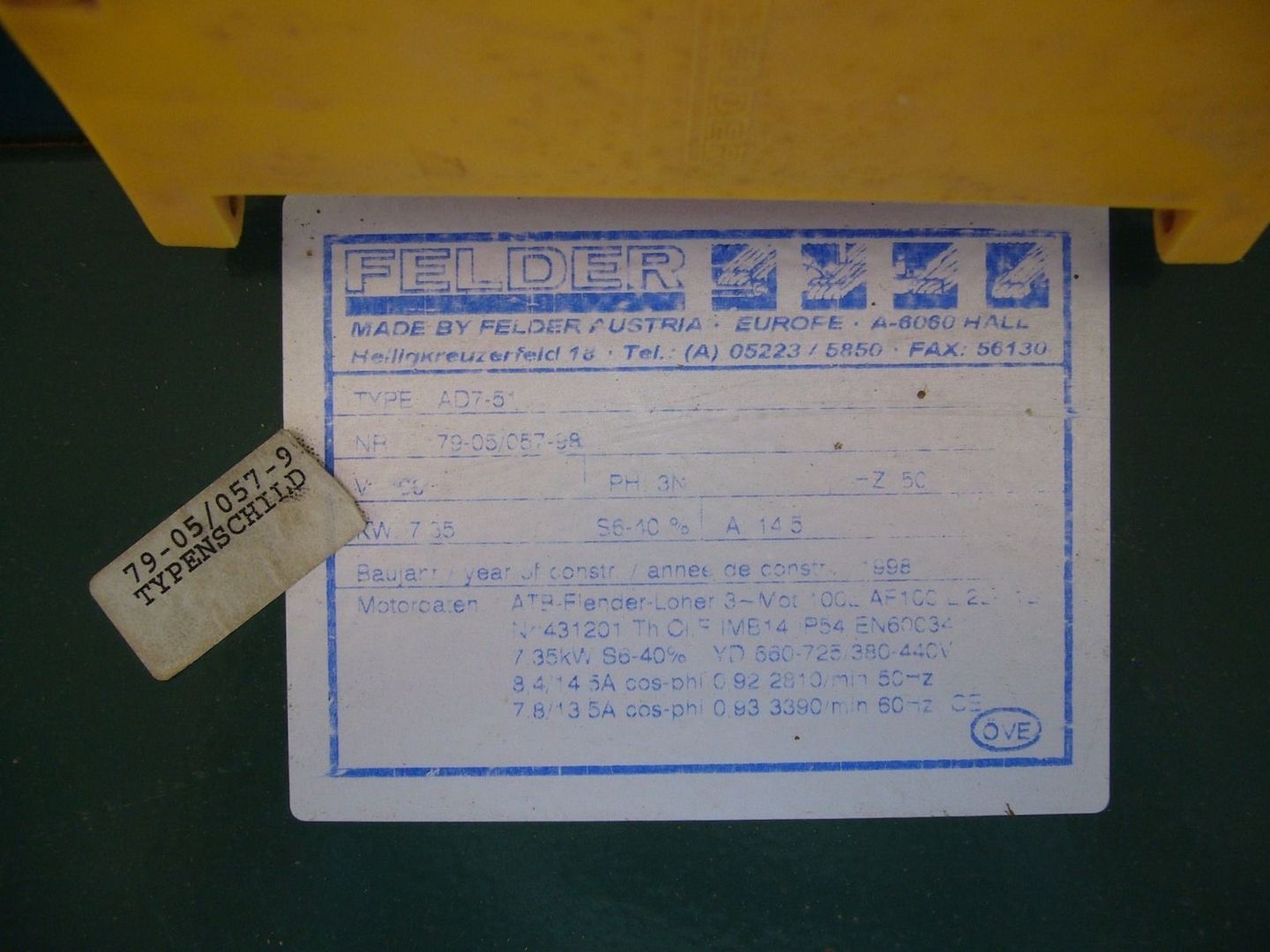 Felder AD 751 Abricht Dickenhobelmaschine