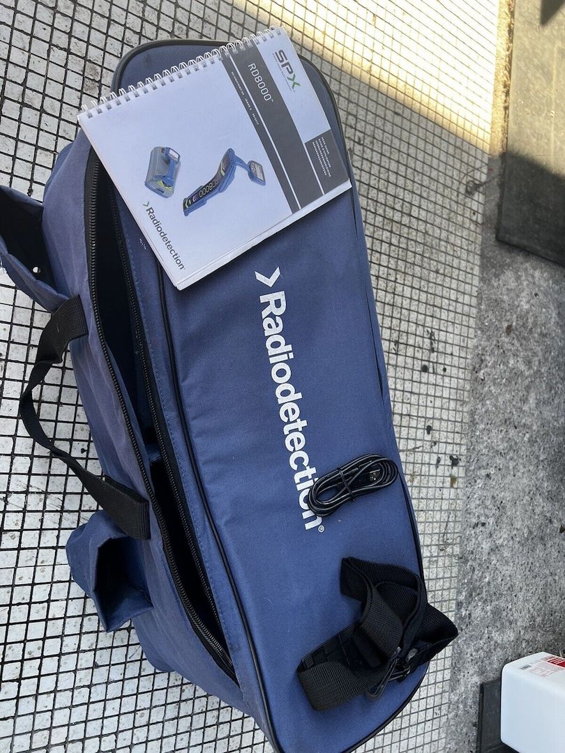 Radiodetection RD 8100 PDL & TX10 Sender & Katimex Besendung