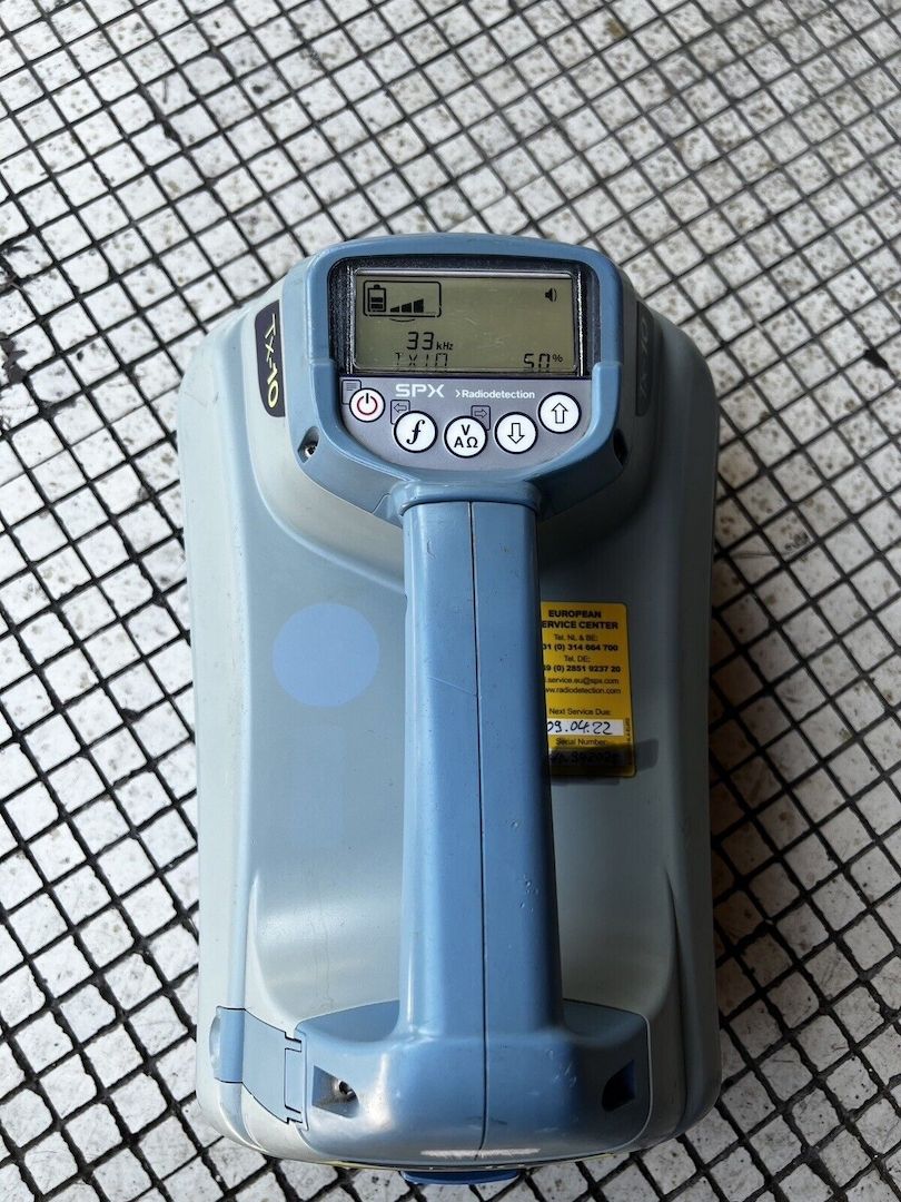 Radiodetection RD 8100 PDL & TX10 Sender & Katimex Besendung