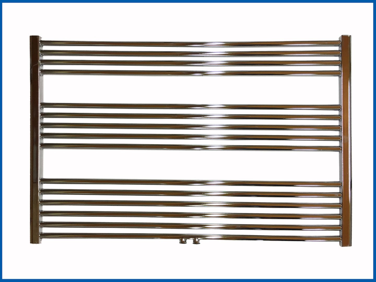 Badheizkörper LIDYA PLUS Chom Breite: 1000 mm. Höhe: 600 mm. Mittelanschluss