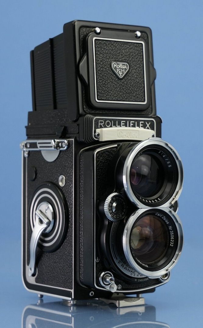 Rolleiflex Rollei 55MM F4 Distagon Zeiss Breite TLR Kamera + Meter + HÜLLE + KAPPEN WOW