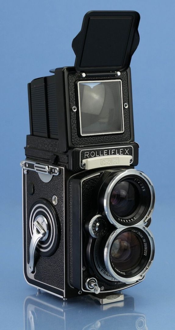 Rolleiflex Rollei 55MM F4 Distagon Zeiss Breite TLR Kamera + Meter + HÜLLE + KAPPEN WOW