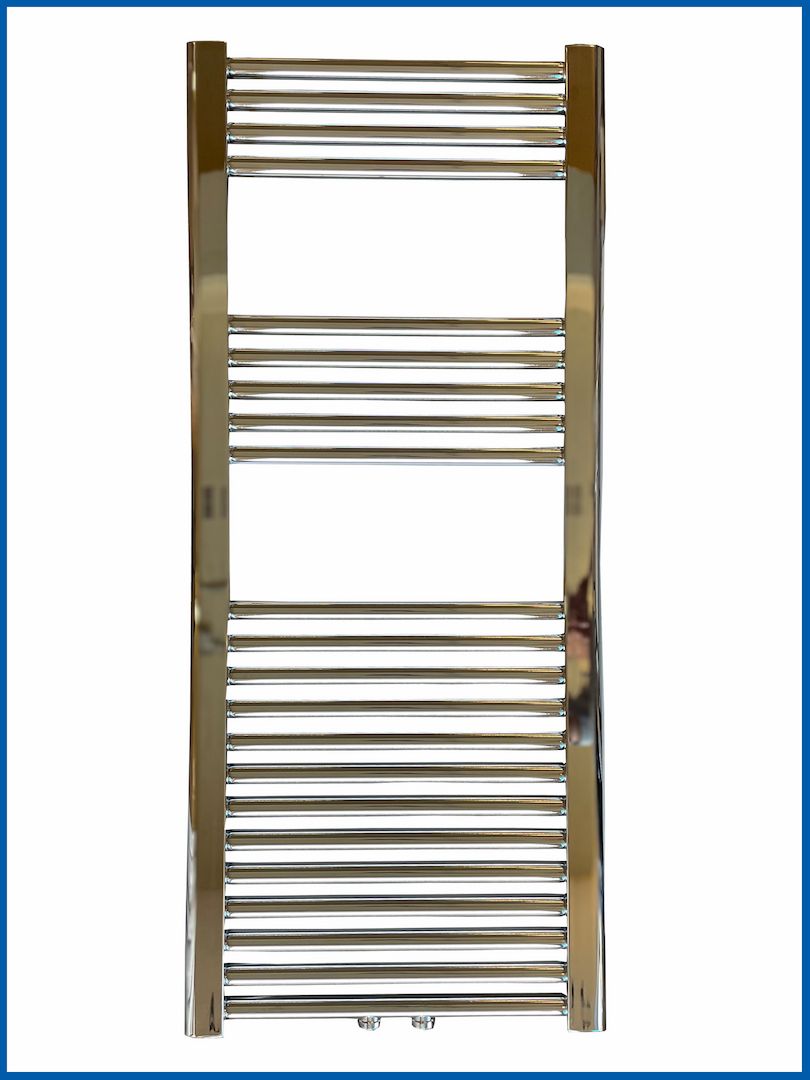 Badheizkörper LIDYA Chrom B: 600 mm. H: 1200 mm. Mittelanschluss Badheizkörper LIDYA Chrom B: 600 mm. H: 1200 mm. Mittelanschluss