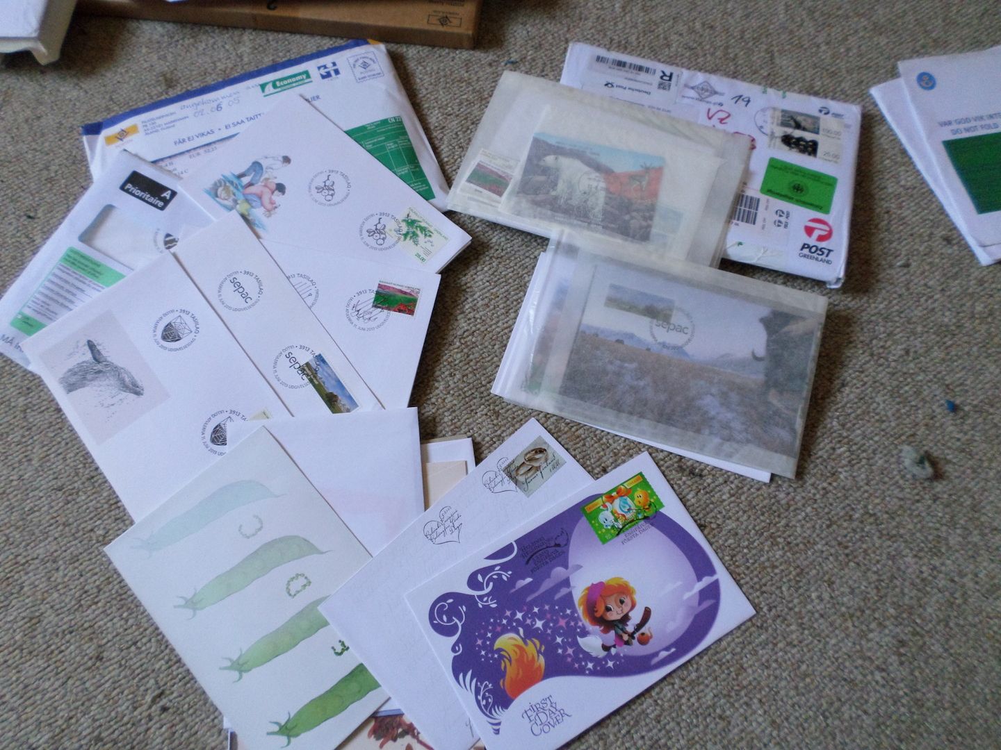 Etwa 20kg Briefmarken - Skandinavien - Abo´s - Sammlung