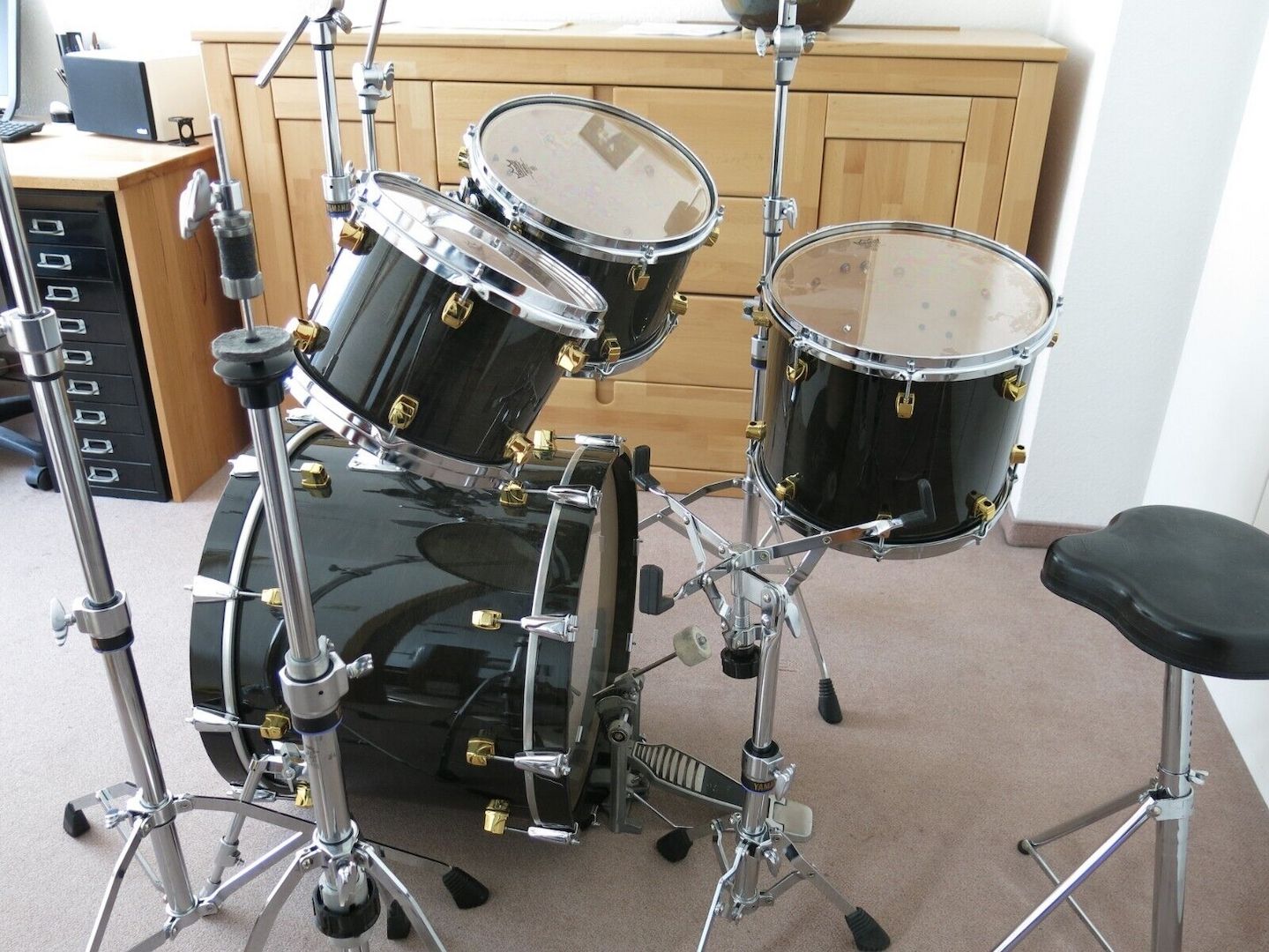 Yamaha Maple Custom Drumset 10, 12, 14, 20x16“