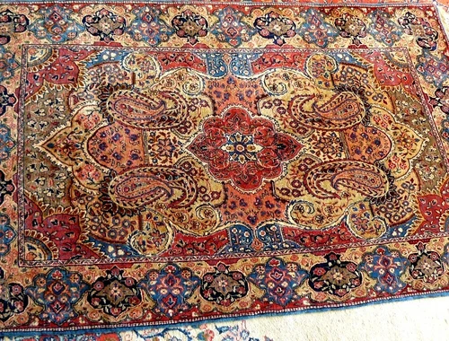 Orientteppich  Kashan Keschan Mohtasham 19. Jh. T113