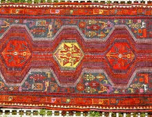 Orientteppich Akstafa Sumach Sumakh antik 288x117 T147
