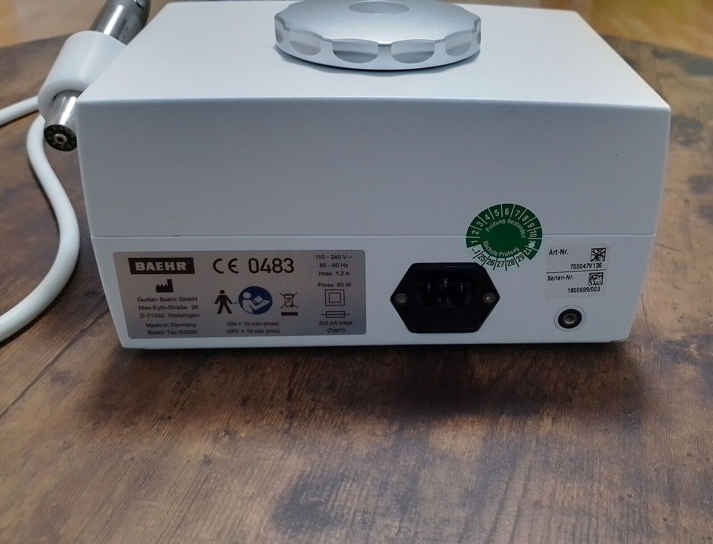 Fusspflegegerät BAEHR Tec S2000