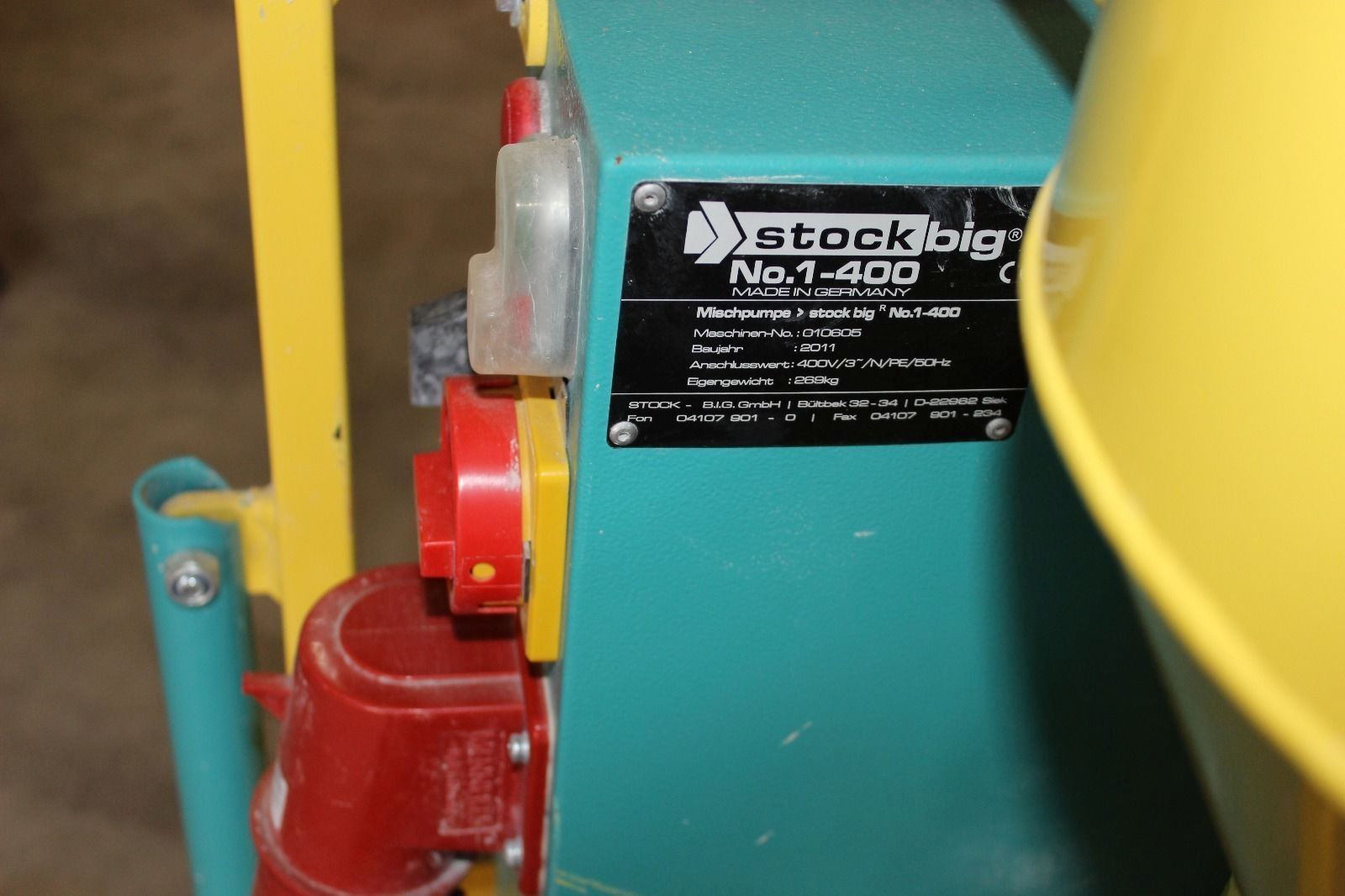 Mischpumpe, Putzmaschine, Fließestrichmaschine, Stockbig No1-400 mit Zubehör