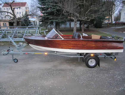 Motorboot Hellwig Panther, Wartburg- Motor, Trailer-neu-noch nicht zugelassen