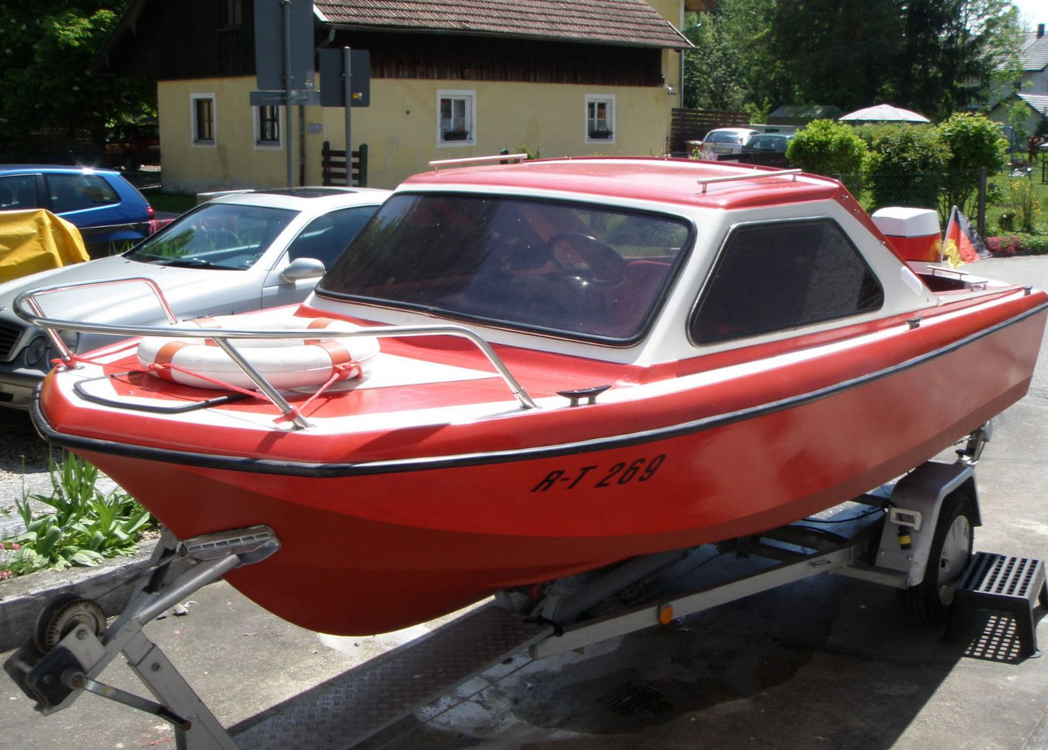 Motorboot Hille Roda mit AB-70PS und Trailer