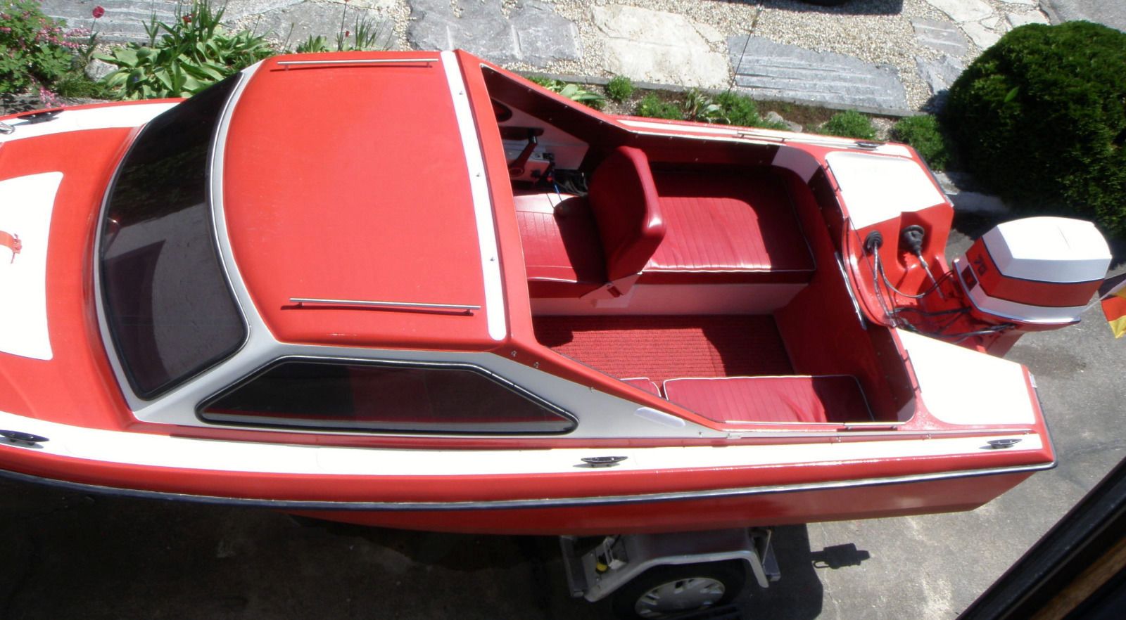 Motorboot Hille Roda mit AB-70PS und Trailer